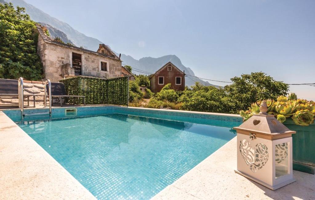 Villa Kristina - Ferienhaus Baska Voda - Topici, Private Outdoor Swimmingpool, Wifi Exterior foto